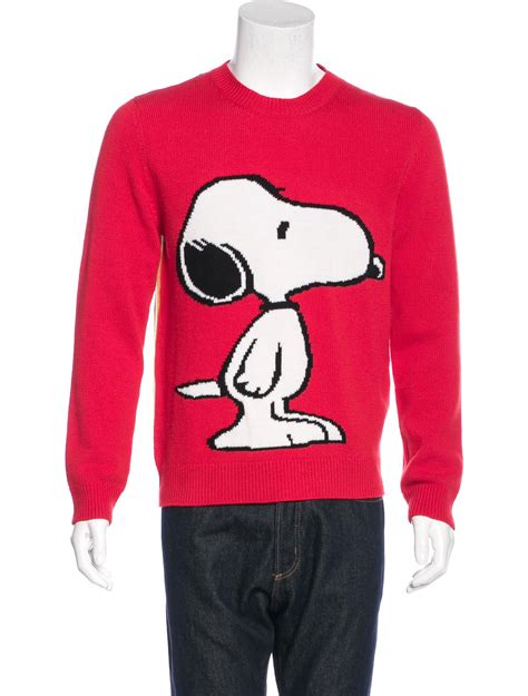 snoopy gucci sweater|Gucci x Peanuts Snoopy Wool Cardigan .